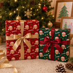 Custom Photo Christmas Gifts for Grandma, Grandpa - Personalized Wrapping Paper