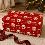 Custom Dog Photo Christmas Gifts for Dog Lovers - Personalized Wrapping Paper
