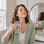 Custom Photo Floral Gifts for Mom - Personalized Refillable Perfume Bottle