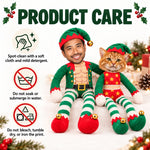 Custom Santa Elf And Gingerbread Family Christmas Gifts - Personalized Poseable Plush Doll