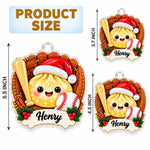 Custom Squishy Christmas Gifts For Kids, Sport Lovers - Personalized Acrylic Ornament