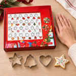 Christmas Baking Cookie Cutter Set Holiday Gifts For Family, Bakers - Christmas Cookie Cutter
