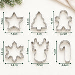 Christmas Baking Cookie Cutter Set Holiday Gifts For Family, Bakers - Christmas Cookie Cutter
