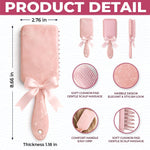 Custom Floral Name Gifts for Her - Personalized Paddle Hair Brush