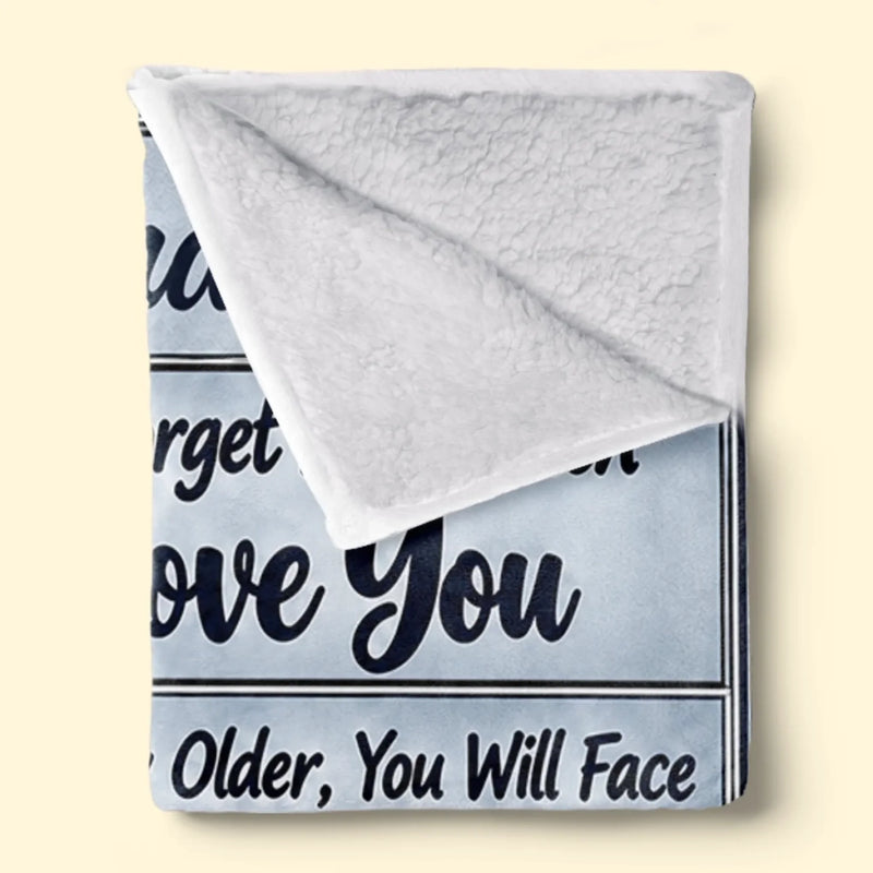 Custom Name Inspirational Gifts For Grandson - Personalized Blanket