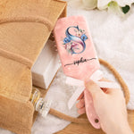Custom Floral Monogram Gifts for Her - Personalized Paddle Hair Brush
