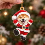 Custom Photo Christmas Characters Gift For Pet Lovers - Personalized Acrylic Ornament