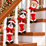 Custom Photo Santa Beard Christmas Gifts - Personalized Poseable Plush Doll
