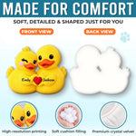 Custom Cute Duck Couple Gifts - Personalized Shaped Pillow