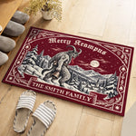 Custom Merry Krampus Family Christmas Gifts - Personalized Doormat