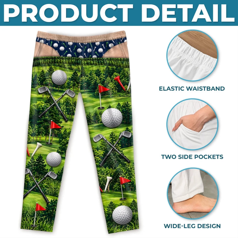 Custom Funny Golf Gifts for Golf Lovers - Personalized Pajama Pants