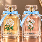 Custom Floral Gifts For Her - Personalized Refillable Perfume Bottle