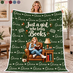 Custom Name Cozy Reading Gifts For Women - Personalized Blanket
