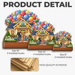 Custom Family Photo New Home Celebration Gifts - Personalized Wooden Key Holder