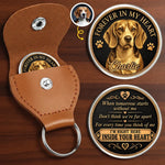 Custom Pet Photo Forever In My Heart Memorial Gifts For Dog And Cat Lovers - Personalized Pocket Hug