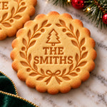 Custom Name Christmas Cookie Gifts for Families - Personalized Cookie Stamp