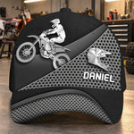 Custom Name Motocross Gifts for Kids - Personalized Classic Cap