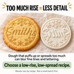 Christmas Snowflake Cookie Stamp for Holiday Baking - Festive Cookie Stamp