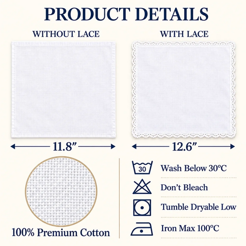 Custom Photo Angel Memorial Gifts For A Loved One - Personalized Handkerchief