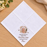 Custom Photo Sympathy Memorial Gifts - Personalized Handkerchief