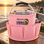 Custom Name Fisherman Of The Year Gifts For Fisherman, Anglers  - Personalized Tool Bag