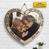 God Led Me Straight To You - Upload Image, Gift For Couples, Husband Wife - Personalized Shaped Wood Sign