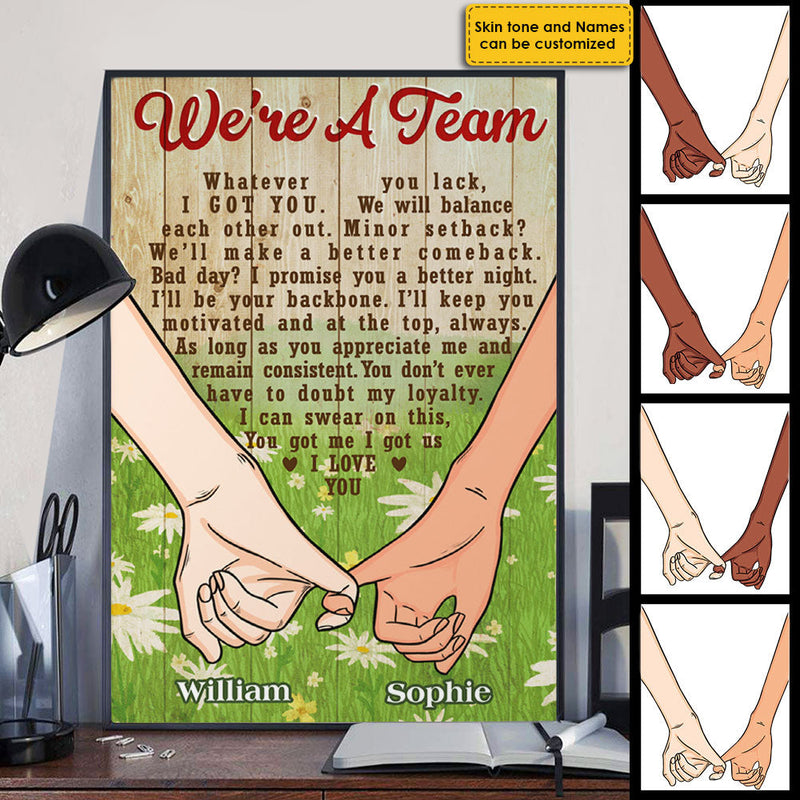 I Got Us - Personalized Vertical Poster