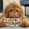 Cheetah Skin, Gift For Dog Lovers - Personalized Custom Ceramic Dog Bowls