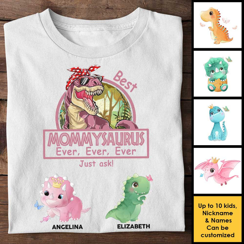 Best Nanasaurus Ever, Ever, Ever - Gift For Mom, Grandma - Personalized Unisex T-shirt, Hoodie
