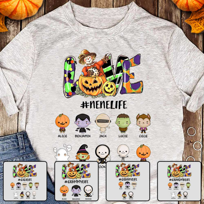 Spread More Love On Halloween - Personalized Unisex T-Shirt
