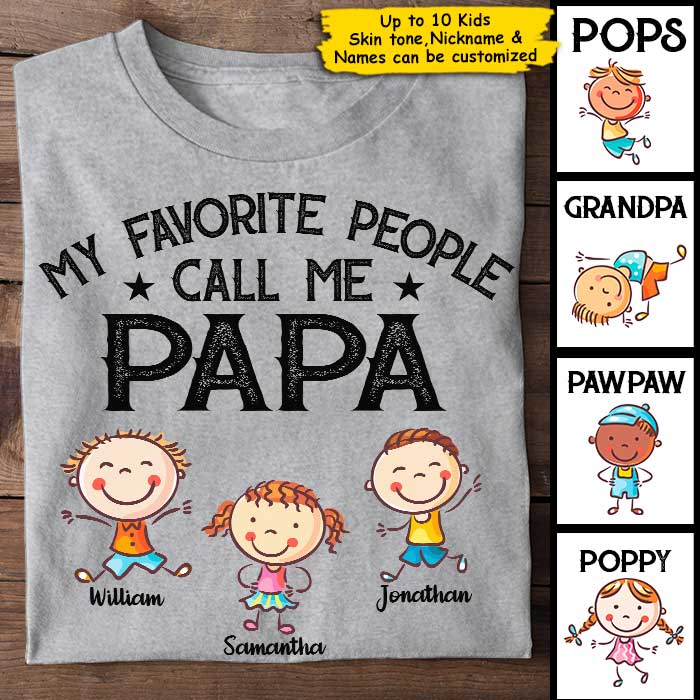 My Favorite People - Personalized Unisex T-Shirt