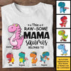 This Rawsome Nanasaurus Belongs To These Kids - Gift For Mom, Grandma - Personalized Unisex T-shirt, Hoodie