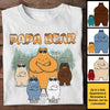 Awesome Papa Bear - Personalized Unisex T-shirt, Hoodie - Gift For Dad, Grandpa