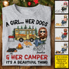 A Girl & Her Dogs, It's A Beautiful Thing - Personalized Unisex T-shirt, Hoodie, Sweatshirt