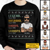 Legend Husband Daddy Grandpa  - Personalized T-shirt, Hoodie, Unisex Sweatshirt