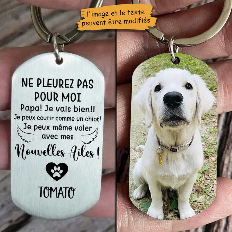Ne Pleurez Pas Pour Moi, Je Vais Bien ! - Télécharger Une Image - Personalized Keychain French