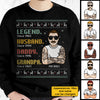 Legend Husband Daddy Grandpa  - Personalized T-shirt, Hoodie, Unisex Sweatshirt