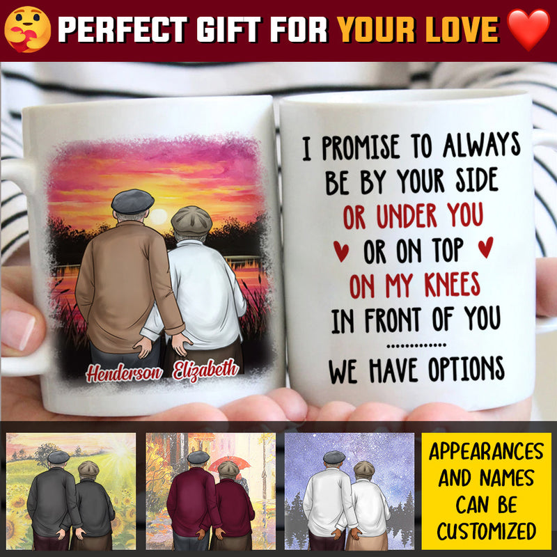 I Promise To Always Be By Your Side - Gift For Couples, Personalized Mug