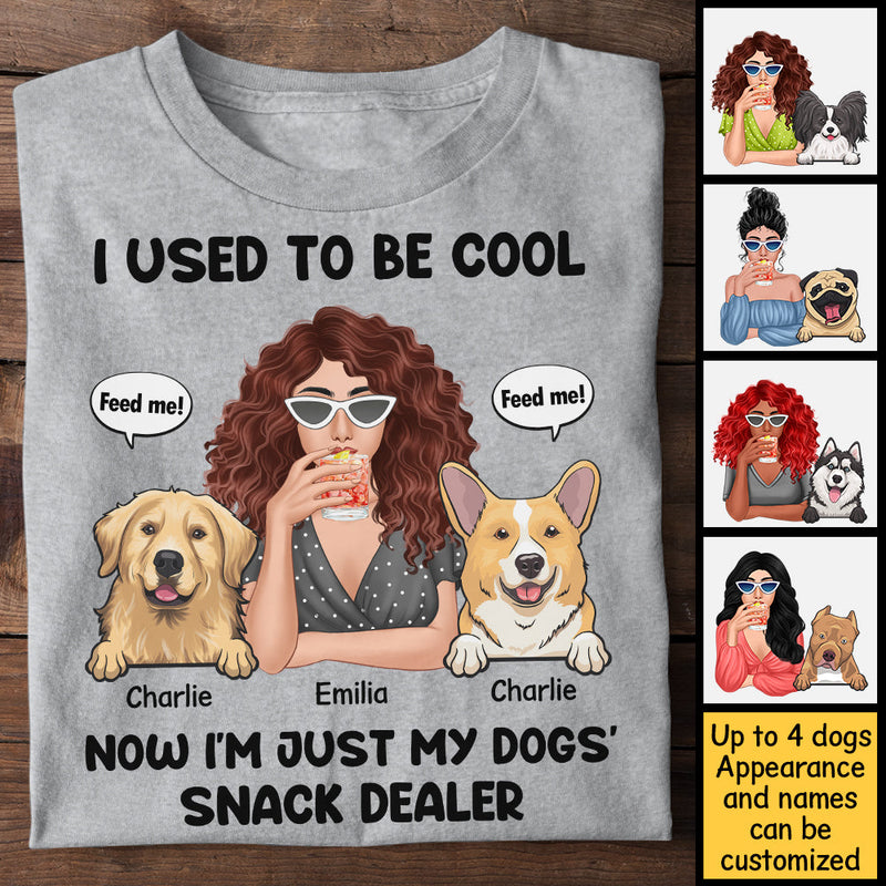 I Used To Be Cool Snack Dealer Dog - Gift For Dog Mom, Personalized Unisex T-shirt, Hoodie
