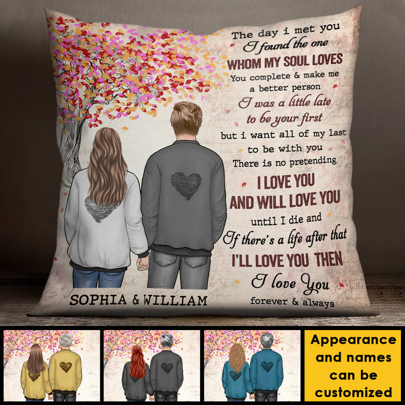 You Complete Me And Make Me A Better Person - Gift For Couples, Personalized Pillow (Insert Included)