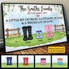 A Little Bit Of Crazy, A Little Bit Of Loud & A Whole Lot Of Love - Personalized Horizontal Poster
