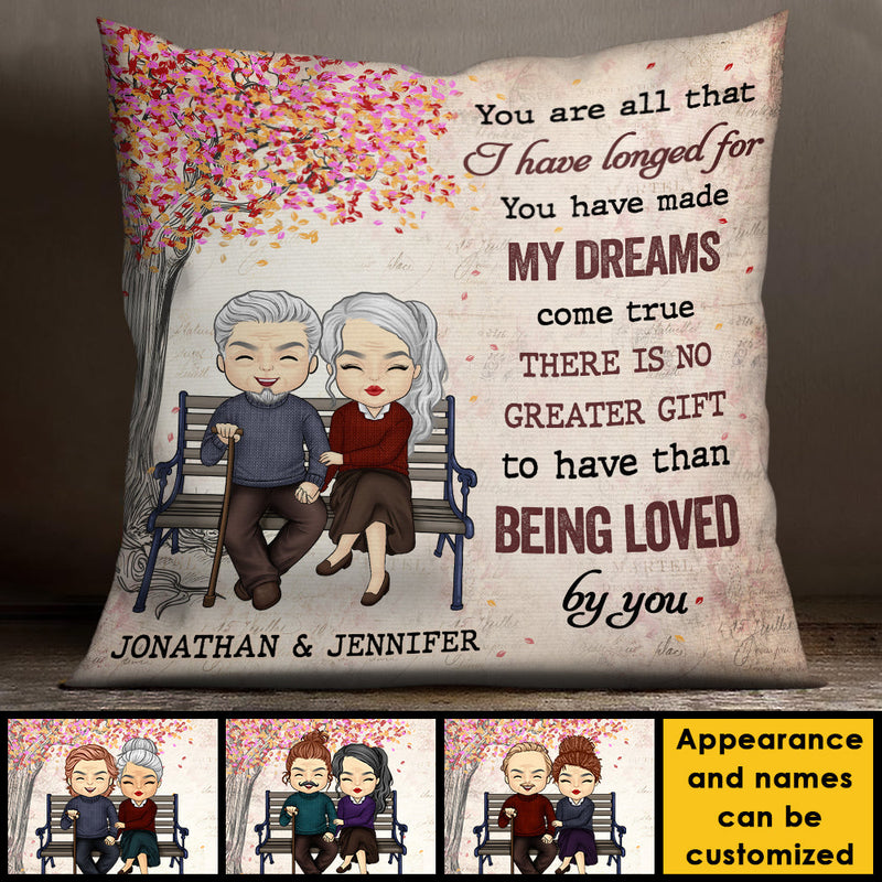You Are All That I Have Longed - Gift For Couples, Personalized Pillow (Insert Included)
