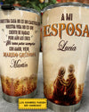 A Mi Esposa - Eres Mi Reina Para Siempre - Gift For Couples, Husband Wife - Personalized Tumbler Spanish