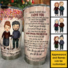 To My Wife Never Forget That I Love You - Gift For Couples, Personalized Tumbler