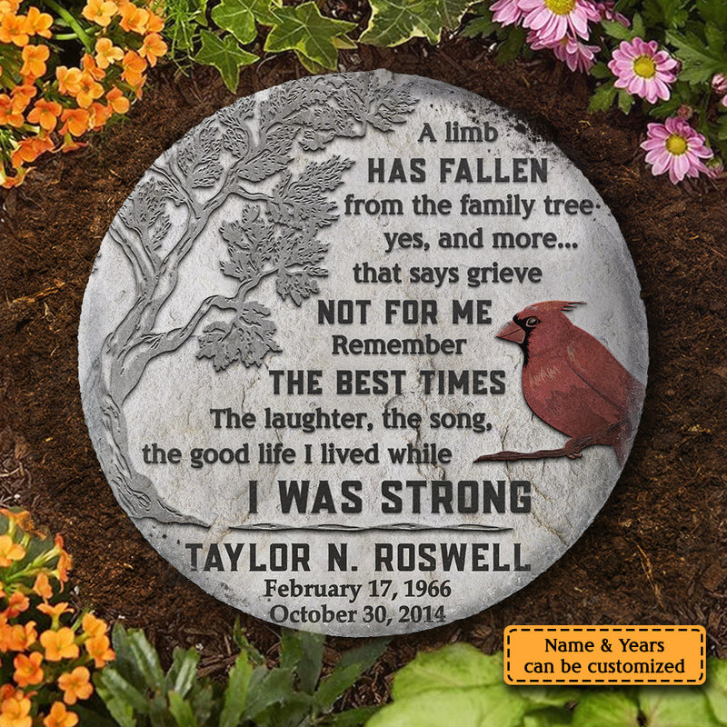 Remember The Best Times - Personalized Memorial Stone, Human Grave Marker - Memorial Gift, Sympathy Gift