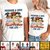 Husband And Wife Travel Partners Since Year - Personalized Unisex T-shirt, Hoodie, Sweatshirt - Gift For Couple, Husband Wife, Anniversary, Engagement, Wedding, Marriage Gift