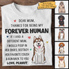 Dear Mum I Would Poop In Her Shoes - Mother's Day Gifts, Gift For Dog Mum, Personalized Unisex T-shirt, Hoodie