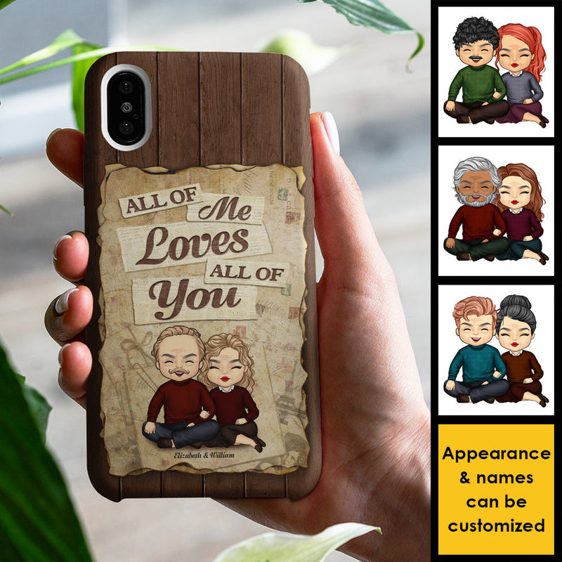 Cause All Of Me Loves All Love You - Gift For Couples, Husband Wife - Personalized Phone Case