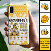 Mom Grandma Reasons To Bee Happy - Gift For Mom, Grandma - Personalized Phone Case