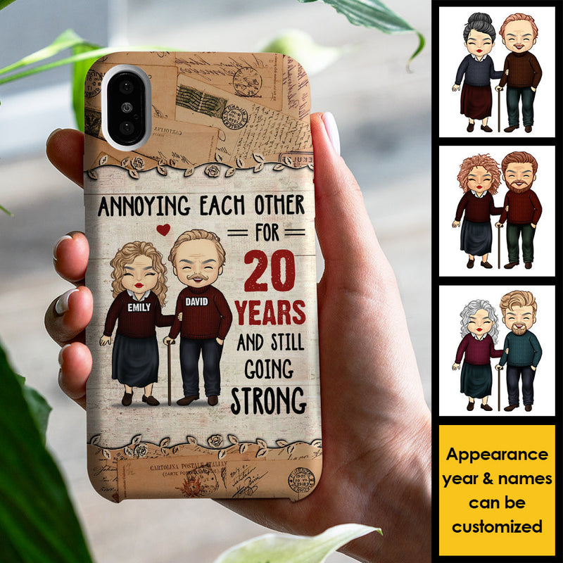 Annoying Each Other For Decades & Still Going Strong - Gift For Couples, Husband Wife - Personalized Phone Case
